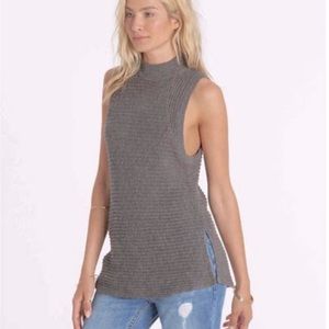 Billabong, sleeveless, sweater top